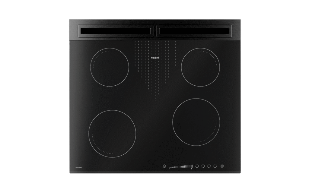 Płyta gazowa pod szkłem do zabudowy PURE Classic Black 4+1 - obrazek 2