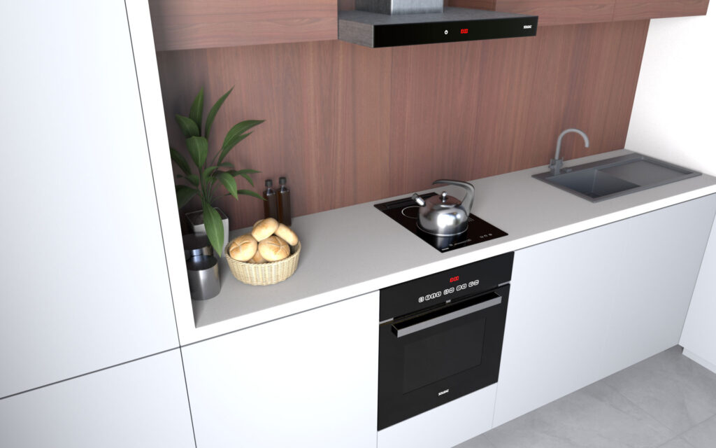 Solgaz OPTIMEX 2+1 Gaskochfeld unter Glas zum Einbau – Bild 4