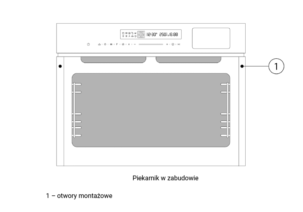 MULTIFUNKCYJNY piekarnik elektryczny Solgaz 4w1 SP-50PM (grill, parowar, mikrofala, piekarnik) - obrazek 9