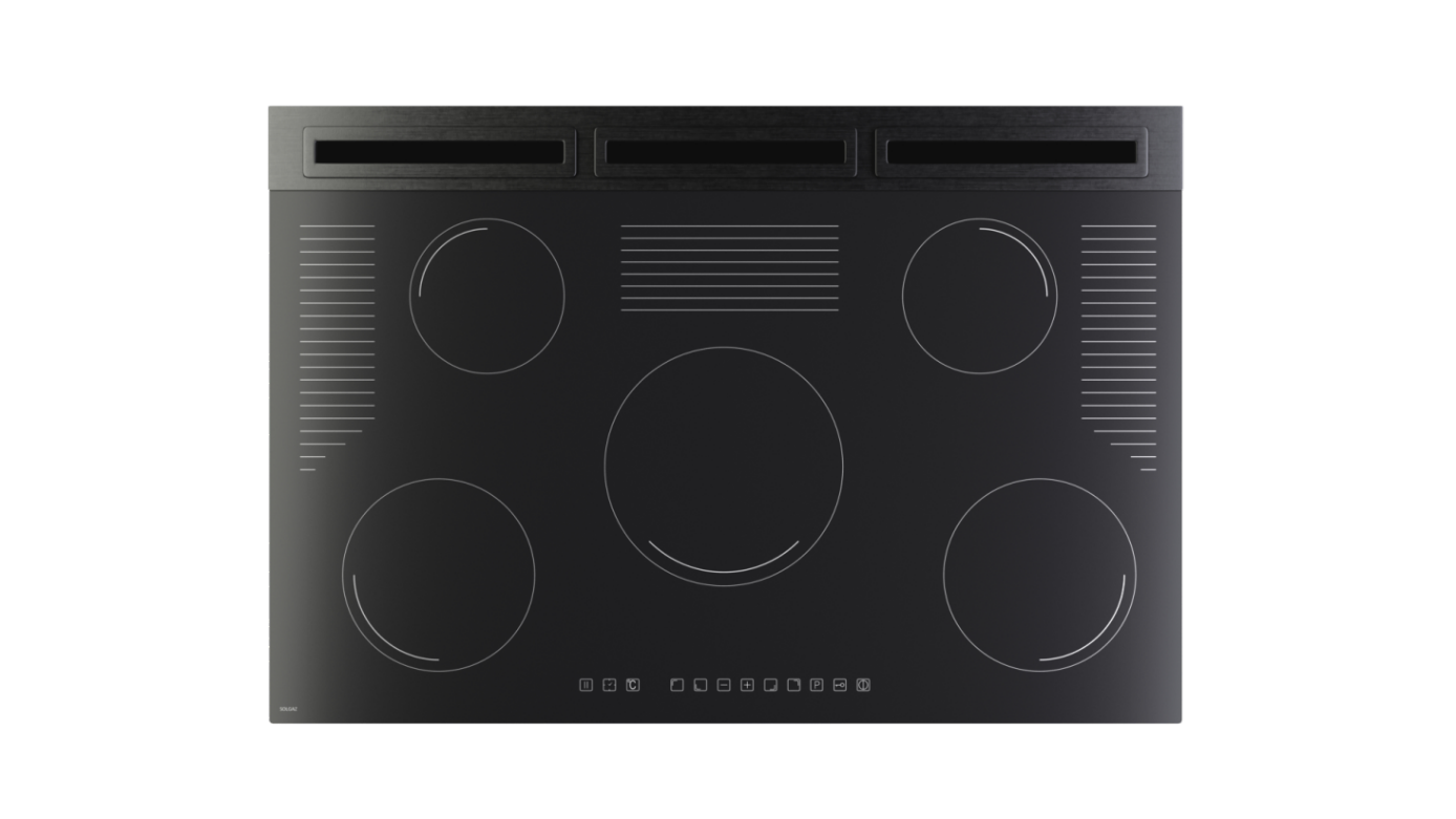 Płyta gazowa pod szkłem do zabudowy Futura Pro 5+3 - obrazek 2