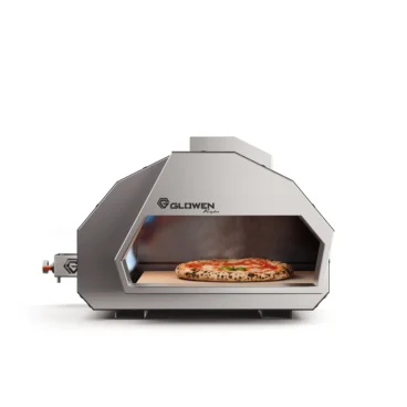 glowen raptor black silver multi fuel pizza oven 1028619