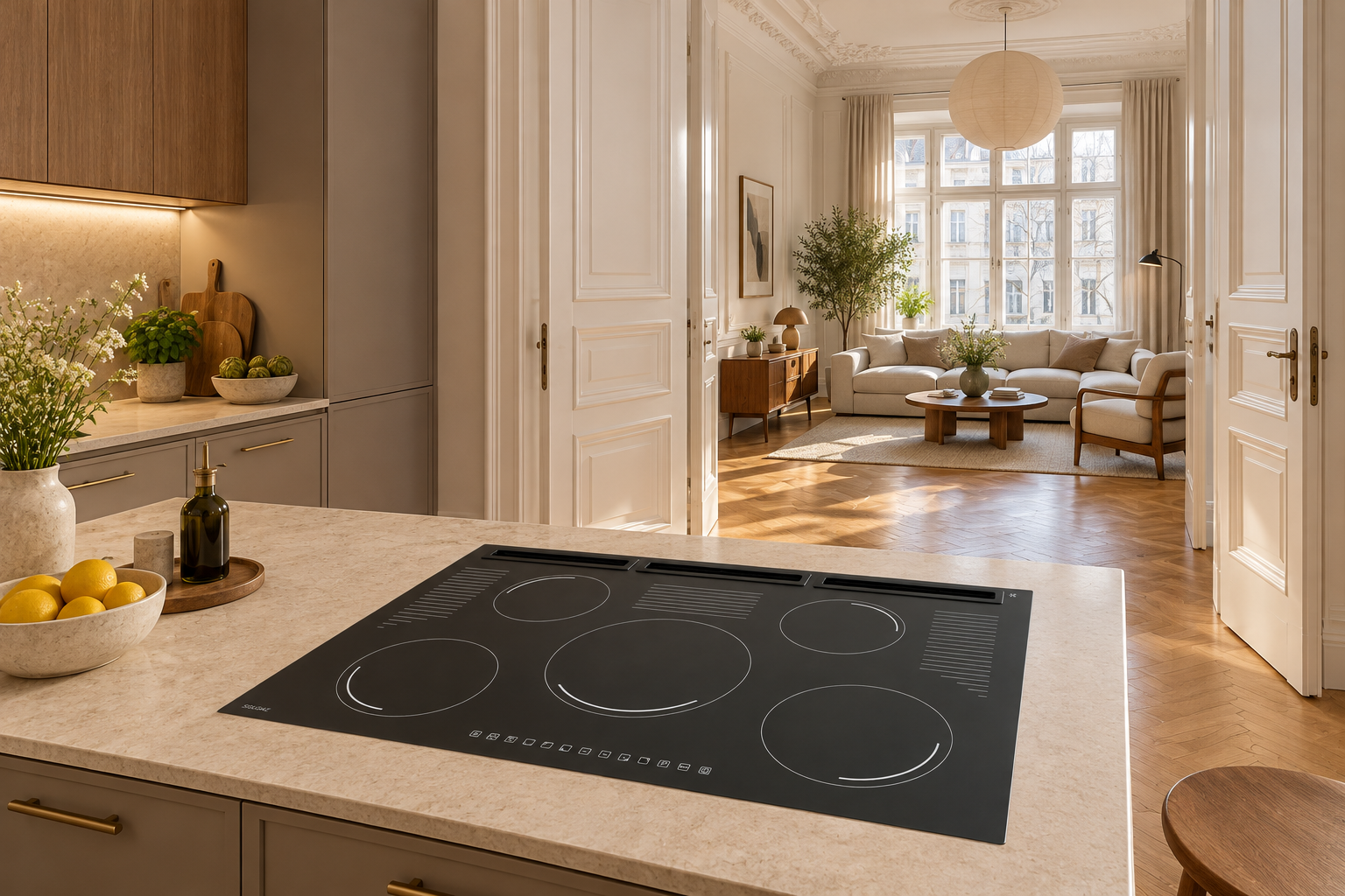 Futura Pro 5+3 Built-In Glass-Top Gas Stove (Kopia) - Image 6